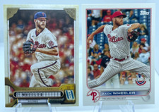 2022 Topps Gypsy Queen Zach Wheeler #289 & 2022 Opening Day #61 - Phillies