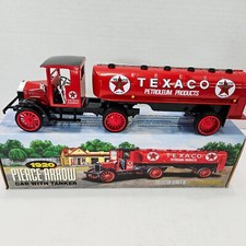 Ertl 1920 Pierce Arrow Cab w/ Tanker Texaco Die Cast Metal Bank 16 in Series