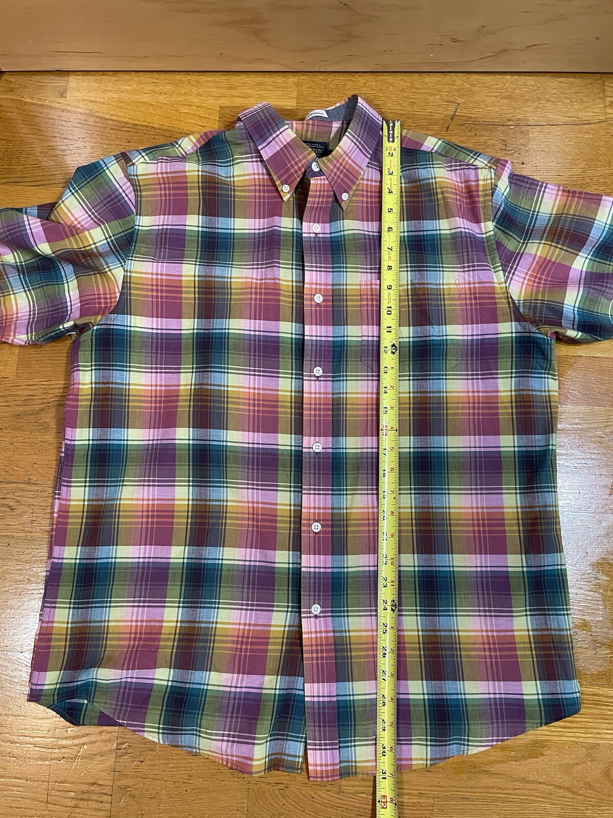 Surf Pendleton Plaid Button Down Short Sleeve Cas… - image 7