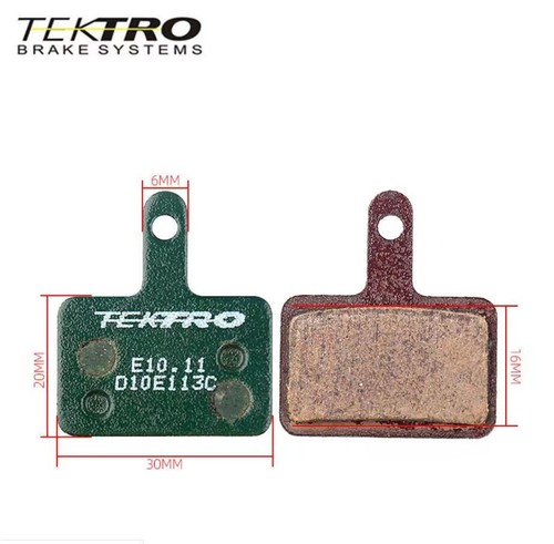 Tektro E10.11 Metall Hochleistungsscheibenbremsbeläge Auriga Draco Orion Fahrrad Neu - Bild 3 von 10