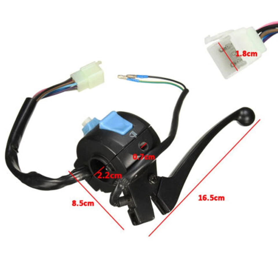 PARA GY6 50 150 SCOOTER Luz Izquierda Interruptor Control Palanca Freno Total Piezas Manuales EE. UU. Foto 4 de 4