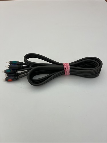 RCA 6 Ft. Component Video Cable 3 Red Green Blue RGB Heavy Duty EUC - Picture 5 of 6