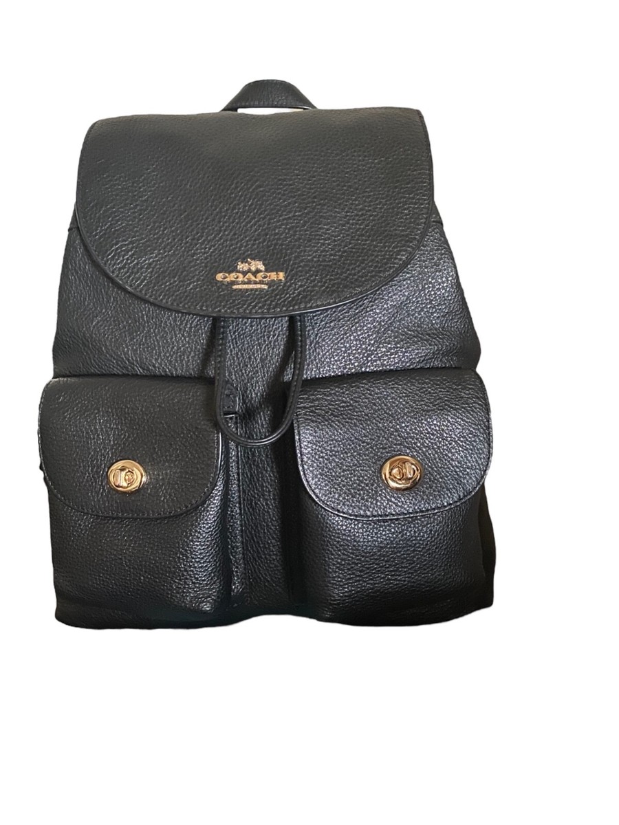 Authentic Coach PENNIE Backpack Pebble Leather. WOT | eBay display picture 2