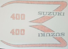 S UZUKI TS 400 APACHE (SILVER BIKE VERSION) 1975 DECAL KIT