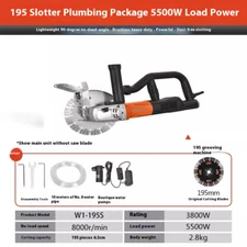 Brushless Trenching Machine Wire Channel Wire Box Cut Concrete Waterproof