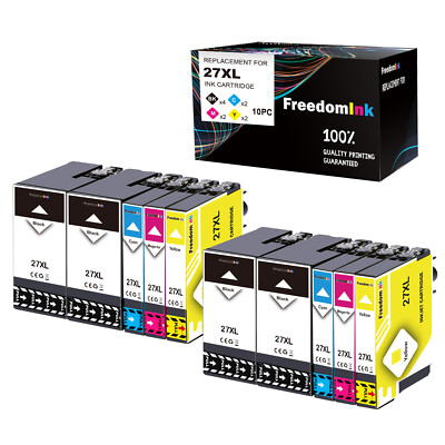 10x Tinte Patronen für EPSON 27XL WF7700Series WF7710DWF WF7715DWF WF7720DTWF 
