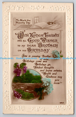 R759036 With Kindest Thoughts and all Good Wishes to My Dear Brother on His Birt