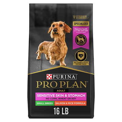 Sensitive Skin & Stomach Dry Dog Food for Adults, Salmon & Rice, 16 Lb Bag