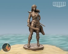 Seafarer Miniature Pirate Crew for One D D DnD 5e Pathfinder in 28mm 32mm 75mm