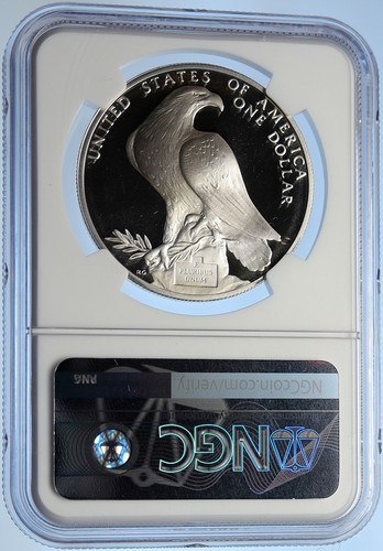1984 S UNITED STATES Los Angeles 23rd Olympics Proof Silver $ Coin NGC i106253 - Picture 4 of 5