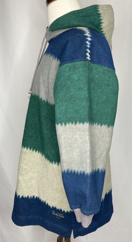 Vintage Bugle Boy Timberline Trail 90s Youth Kids Pullover Hoodie XL Aztec VTG - Picture 5 of 7