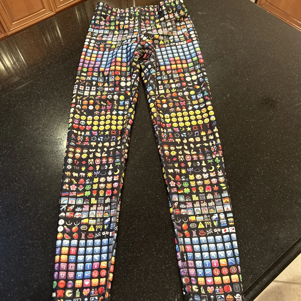 Zara terez emoji leggings. Size X small