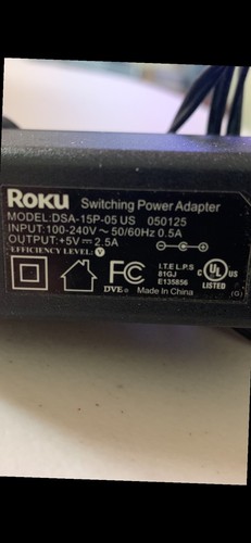 ORIGINALE adattatore di alimentazione commutazione Roku DSA-15P-05 US - Foto 4 di 4