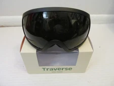 Retrospec Traverse Snow Goggles, Matte Black with Stone Lens, 5254