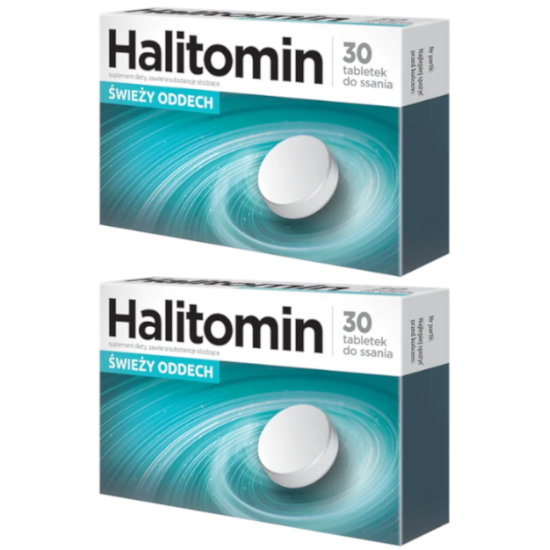 (Einheit/0,16€) 2 x Halitomin Halitosis Mundgeruch 2 x 30 Tabletten MHD 01.2027