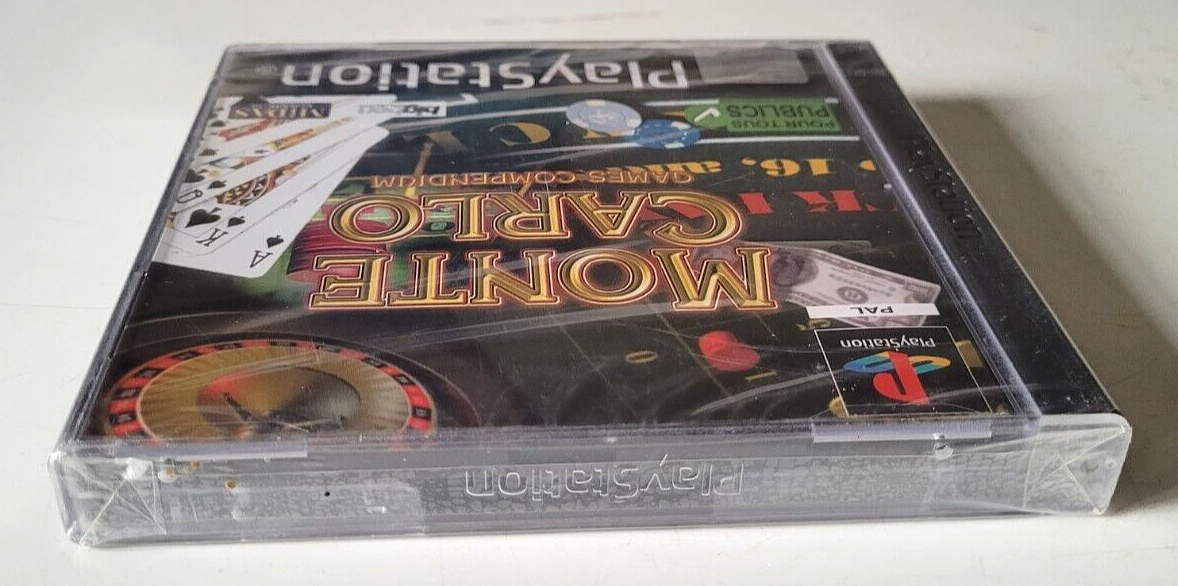 Monte Carlo Games Compendium - PlayStation 1 PS1 - PAL - **NEUF