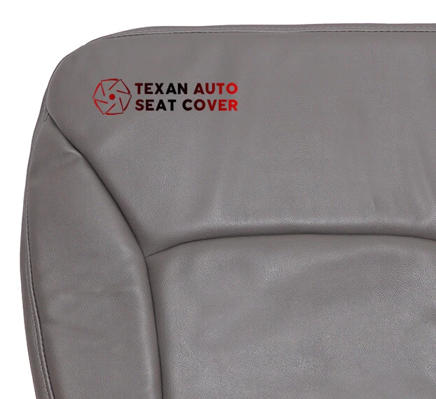 2004, 2005 Ford E150 E250 E350 Econoline Van Driver Bottom Vinyl Seat Cover Gray - Image 4 of 4