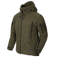 Helikon Tex Patriot Heavy Fleece Outdoor Kapuzen Jacke Oliv Green 3XL Xxxlarge