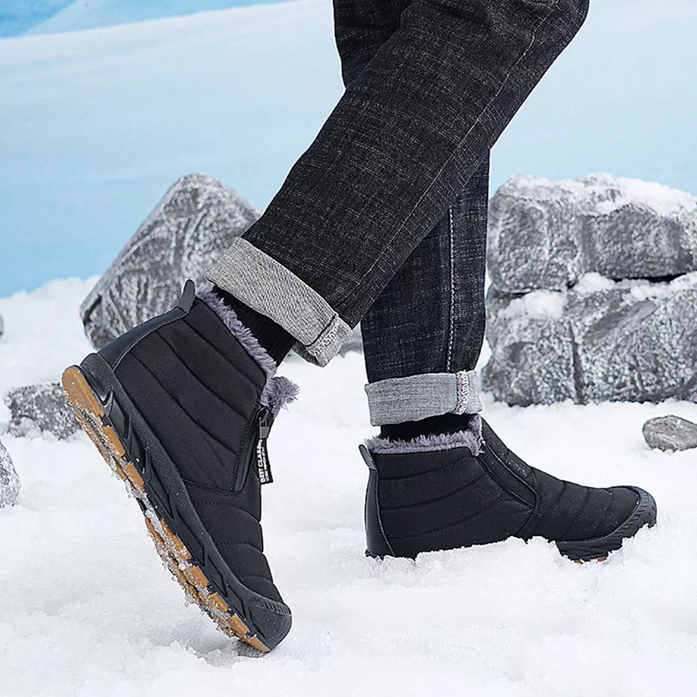 Mens short store snow boots