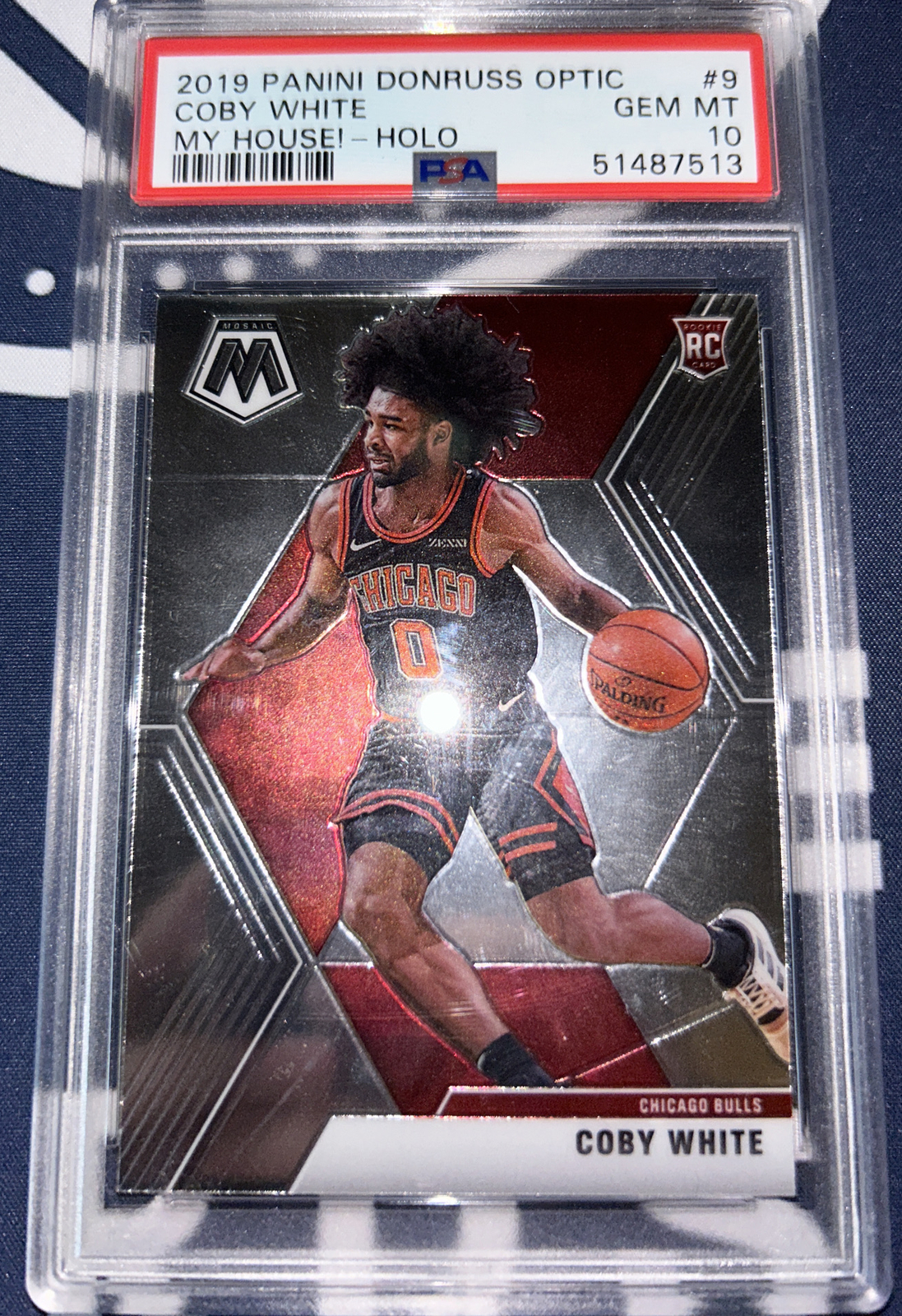 2019 Panini Donruss Optic Coby White My House! Holo GEM MT PSA 10 Misprint Error