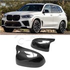 Real Carbon Fiber Side Mirror Cover Caps For BMW F97 X3M F98 X4M F95 X5M F96 X6M