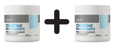 2 x OstroVit Creatine Monohydrate, Mango - 300g (31,50 EUR/kg)