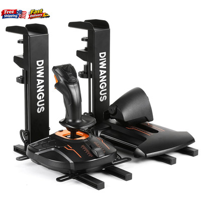 Hikig Desk Mount For Flight Sim Joystick And Throttle Compatible With Hotas