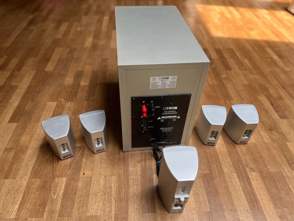 Canton MX 5.1 Lautsprechersystem mit aktivem Subwoofer AS 10 - Bild 2 von 4