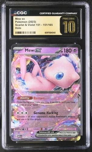 Mew ex 151/165 Holo - Scarlet & Violet 151 CGC 10 PRISTINE