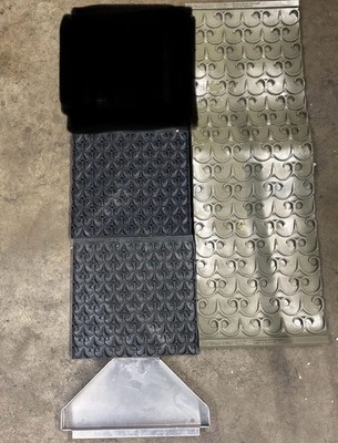 Dream Mat gold prospecting sluice mat 2 of 12x12 & 1 of 12x36 with bucket flare