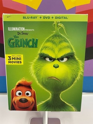 Dr Seuss: The Grinch Blu-ray + DVD w/Target BTS Gallery Book Illumination