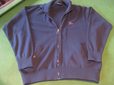 Vintage Large Paul & Shark Marine Yachting Heavy Bomber Jacket L- XL  ITALY Wool