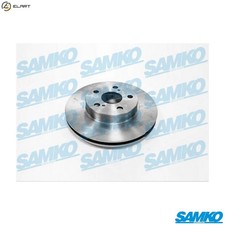 2x BRAKE DISC T2075V FOR TOYOTA 1NZ-FXE 1.5L 4cyl PRIUS Hatchback