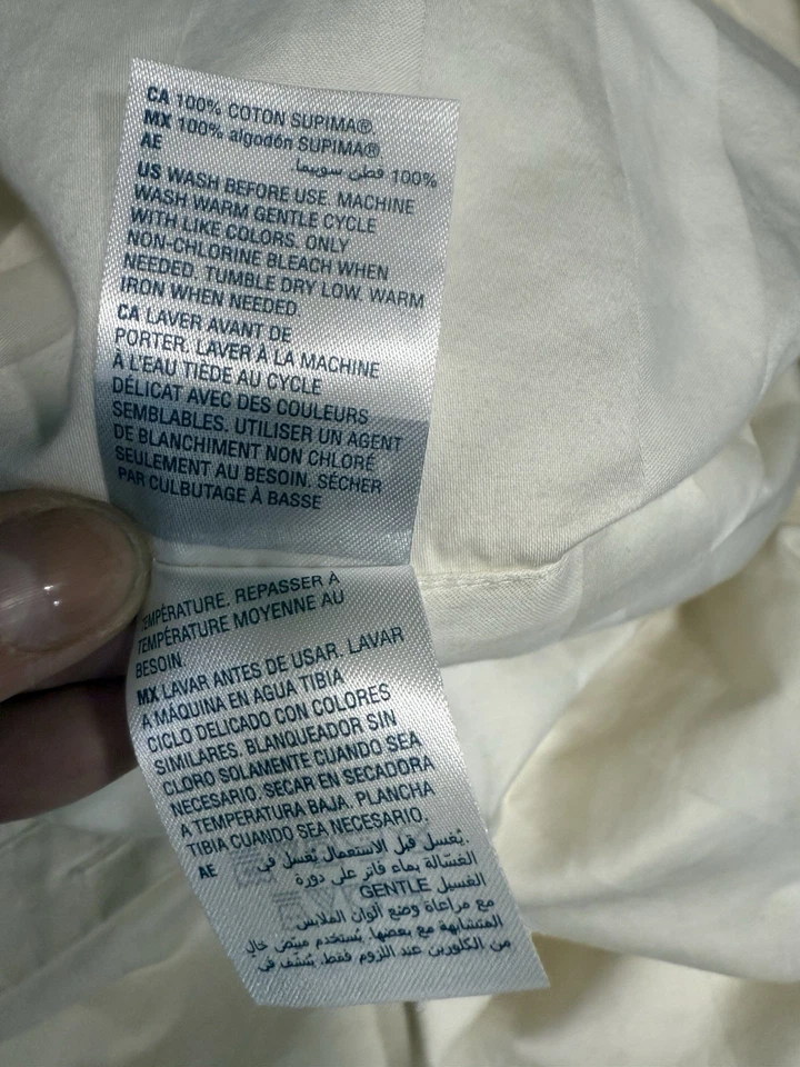 $250 Charter Club 1.5" Rayas 550 TC 100% Algodón 3 Piezas King Funda Nórdica Fundas Foto 4 de 4