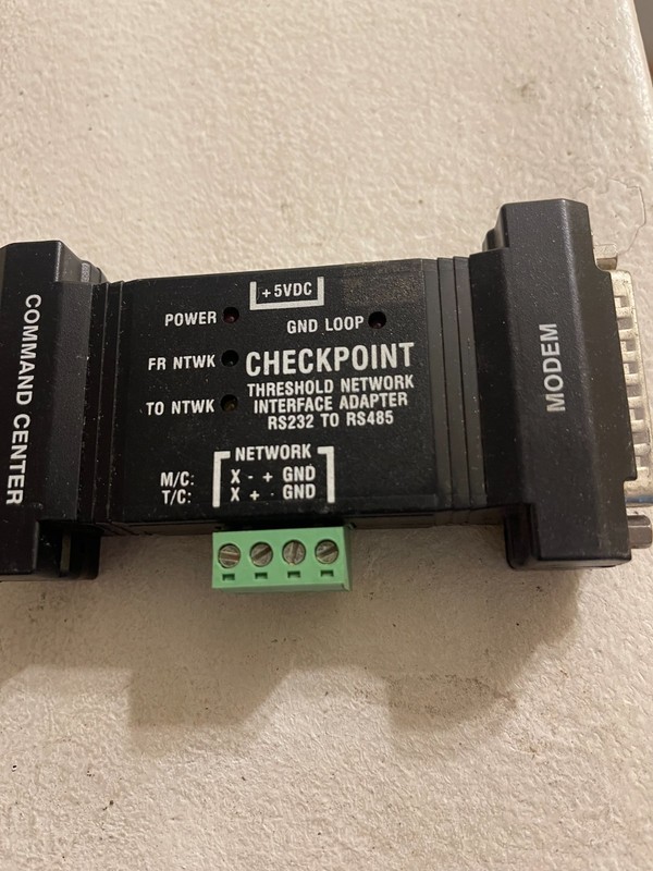 CHECKPOINT NETWORK INTERFACE HUB RS232 TO RS485