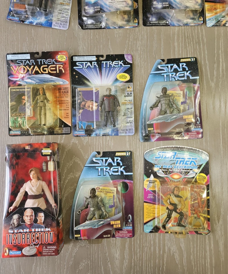 Figura de acción vintage de Star Trek. Lote 16- Klingon Cruiser, Voyager, Primer Contacto, Foto 2 de 4