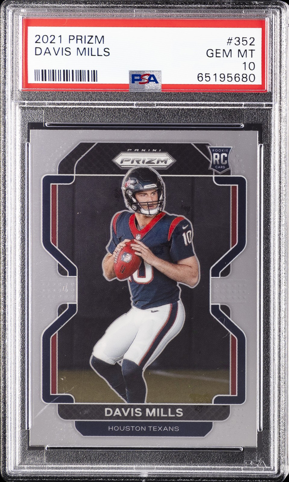 Davis Mills Panini Prizm #352 Base