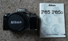 Nikon F65 SLR Camera, Nikkor 28-80mm 1:3.3-5.6 AF G Lens, UV filter, Inst Man