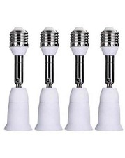 4 Pack E26/E27 Light Socket Extender, 4.5 Inch Position...