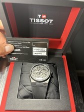 Tissot PRX Powermatic 80 Automatic carbon Black Dial Rubber Strap 40mm 100m Box
