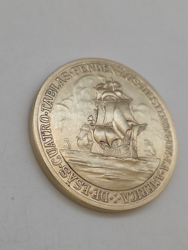 CHILE MINT OBVERSE OF TRIBUTE TO PERU 1821-1971 🇵🇪  BRONZE MEDAL HALLMARKED  - Picture 3 of 9
