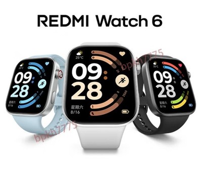 REDMI Watch 6 2.07'' Bluetooth Smartwatch For Android 8.0 & iOS 14.0 5ATM NFC