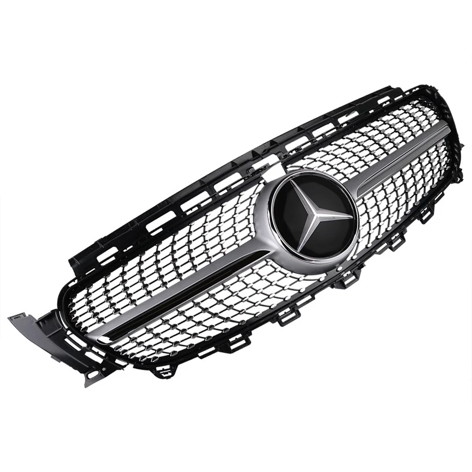 Front Grille Black W/Camera Hole For Mercedes Benz W213 E300 E400 2016-2020 Foto 4 de 4