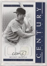 2018 National Treasures Century Materials Duals 7/49 Mickey Mantle HOF 3f2
