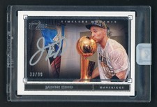 2019-20 Panini One and One Jason Kidd HOF Timeless Moments Silver Ink AUTO 33/99