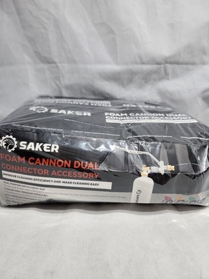 Saker Foam Cannon Dual Connector Accessory Pressure Washer Gun