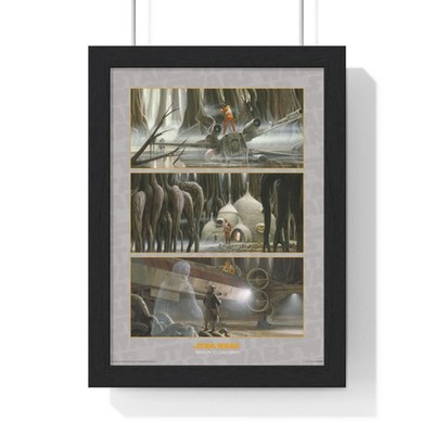 Star Wars Mission to Dagobah Offizielles Filmposter Wandbild Druck Geschenk