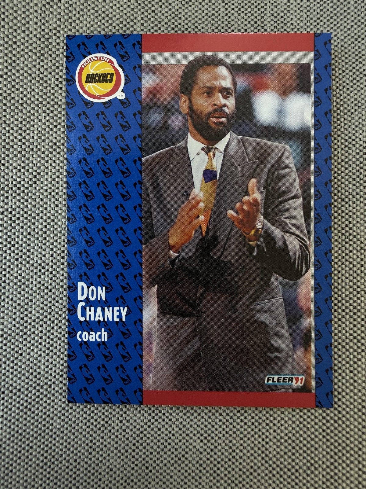 1991-92 Fleer #73 Don Chaney 3D Acrylic