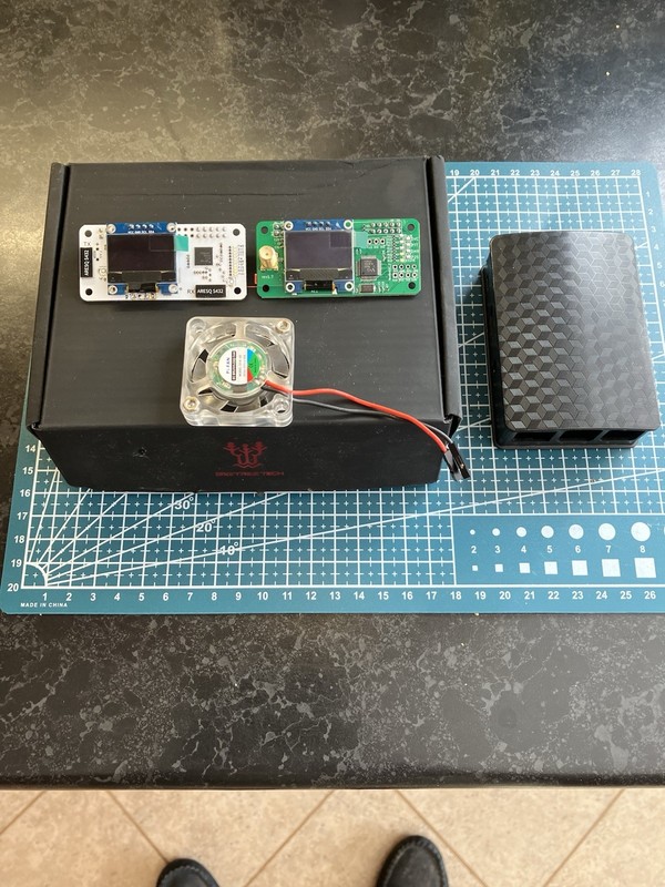MMDVM MODEM HATS HOTSPOT PLUS FAN AND RASPBERRY PI 3 CASE