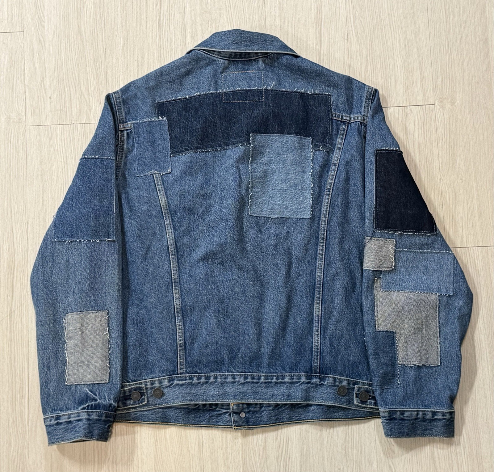 Levi’s Premium Type 3 ‘Patchwork’ Denim Trucker J… - image 2